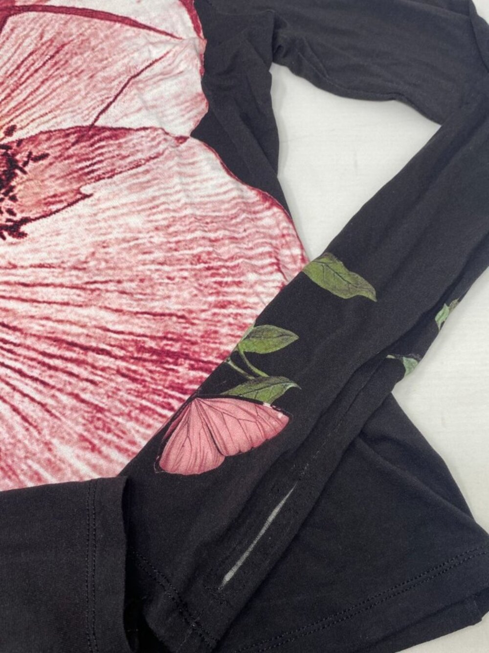 Alice + Olivia Delaina Luna Floral Turtleneck Top Small - Picture 8 of 12